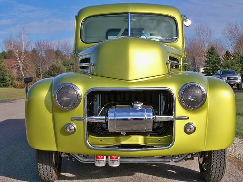 1947 Ford Gasser Pickup in Striking Lime Gold Pearl