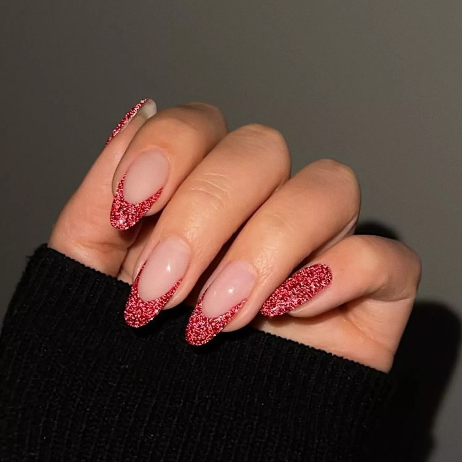 Red Velvet French Tips