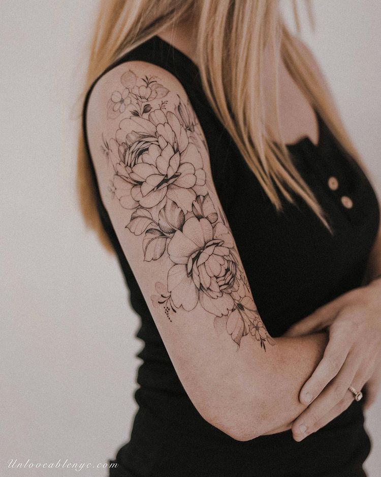 Floral Tattoos by Barry Flowers