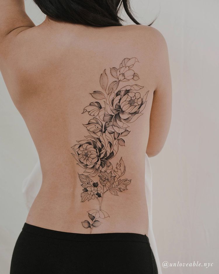 Floral Tattoos by Barry Flowers