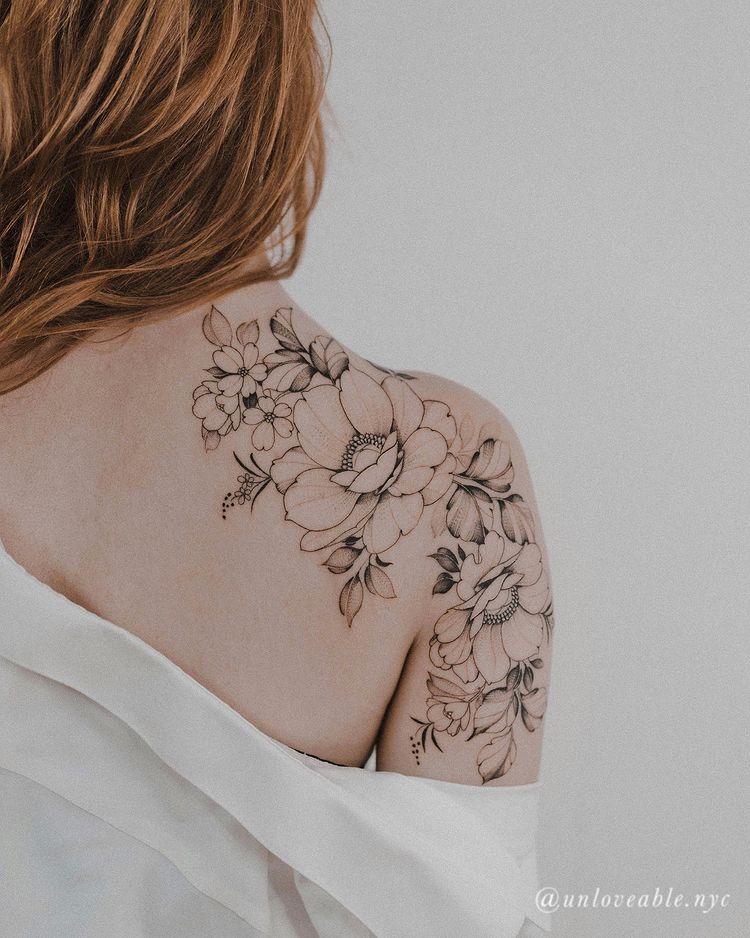 Floral Tattoos by Barry Flowers