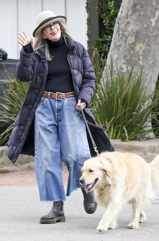 Diane Keaton dog Reggie