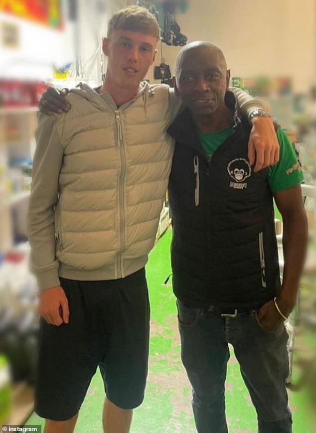 Palmer's grandfather, Sterry Cole, told MailOnline about his family's journey from Saint Kitts and Nevis to England