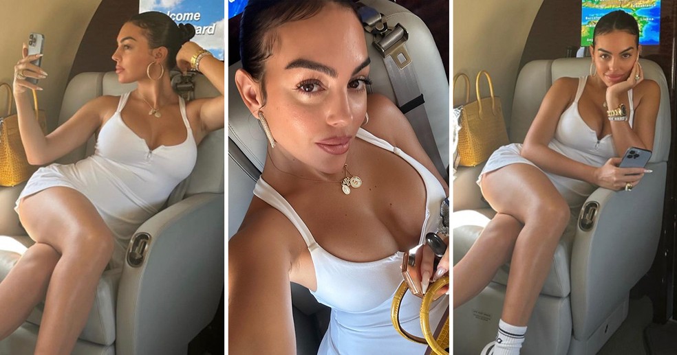 Georgina Rodríguez deixa fãs babando em 'post-ostentação' dentro de jatinho seu e de Cristiano Ronaldo | Celebridades | Monet