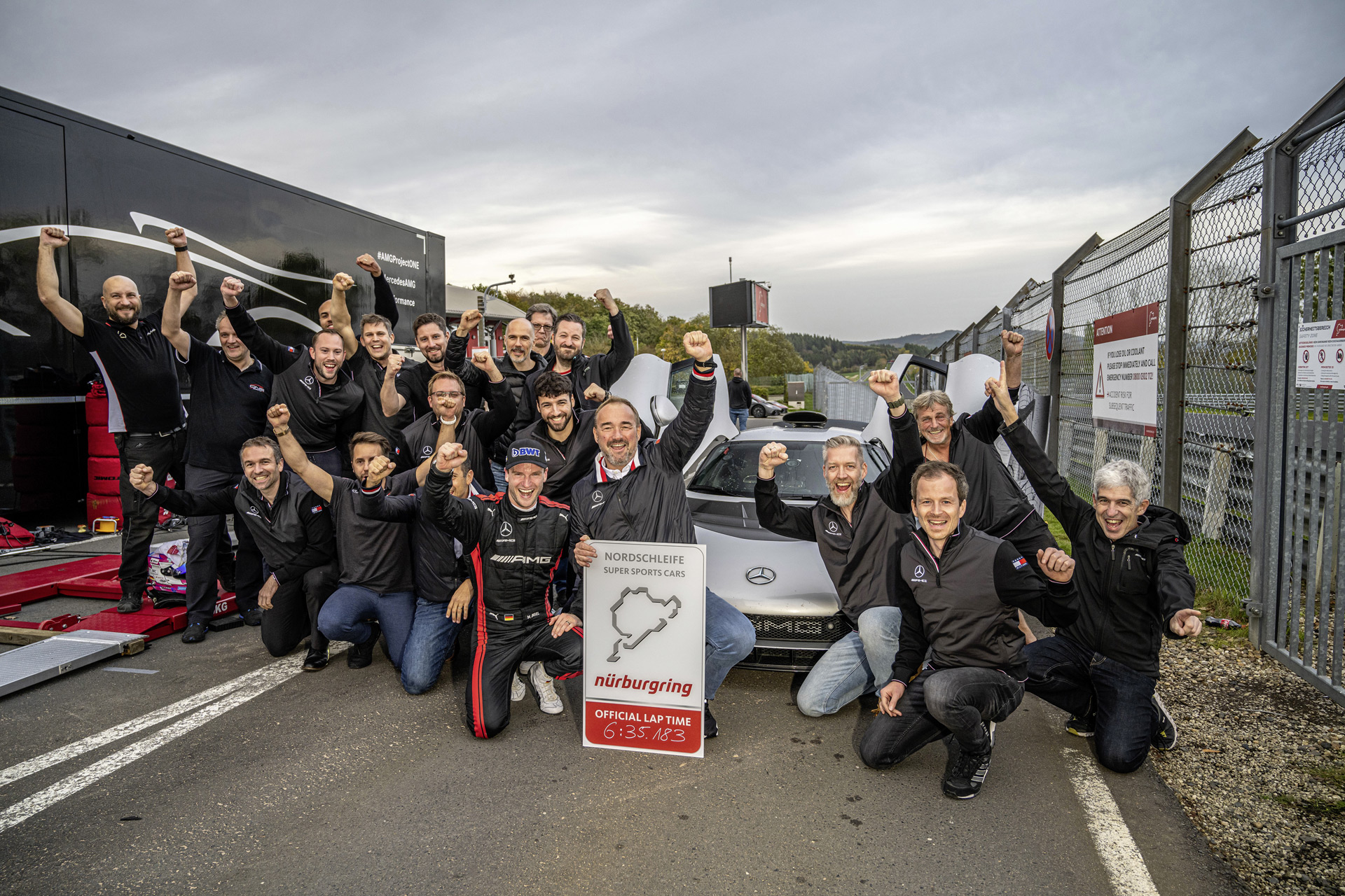 Mercedes-Benz AMG One laps the Nürburgring in 6:35.183 - Oct. 2022