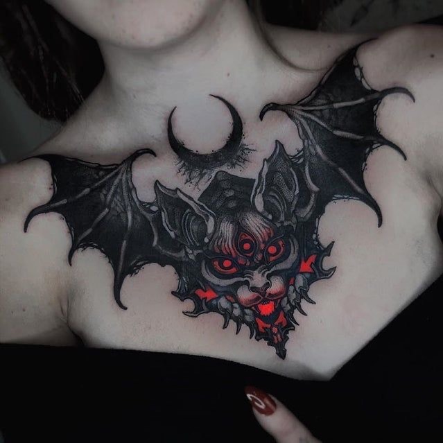 Chest Tattoos for Women