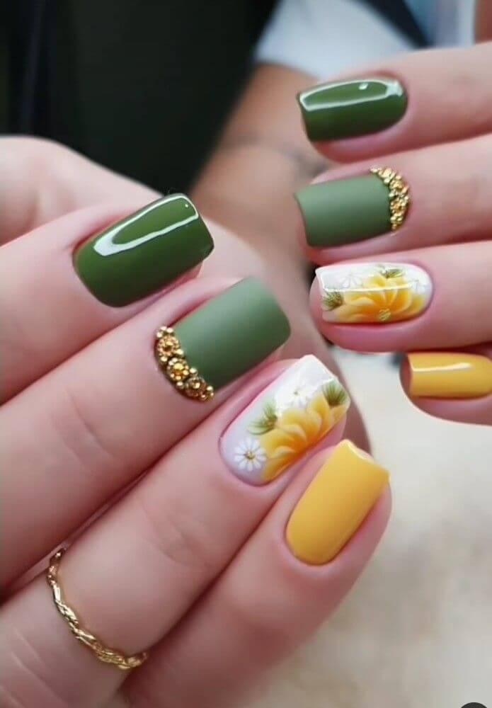 30 Alluring Floral Nail Ideas That Will Turn Your Hands Into Mini-Gardens - 185