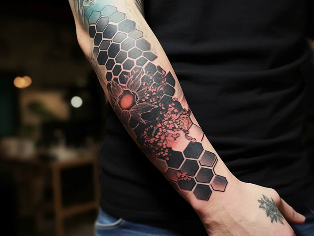 hexagon tattoo