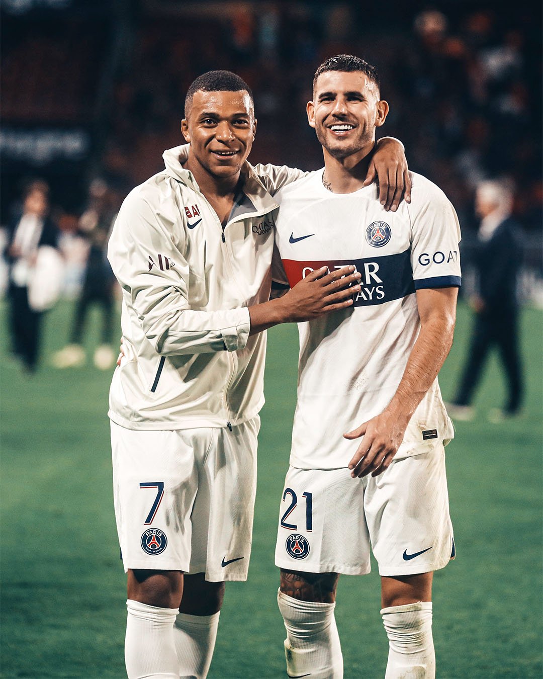 PSG Report on X: "Kylian Mbappé and Lucas Hernández.   https://t.co/RpLg5IvGxR" / X