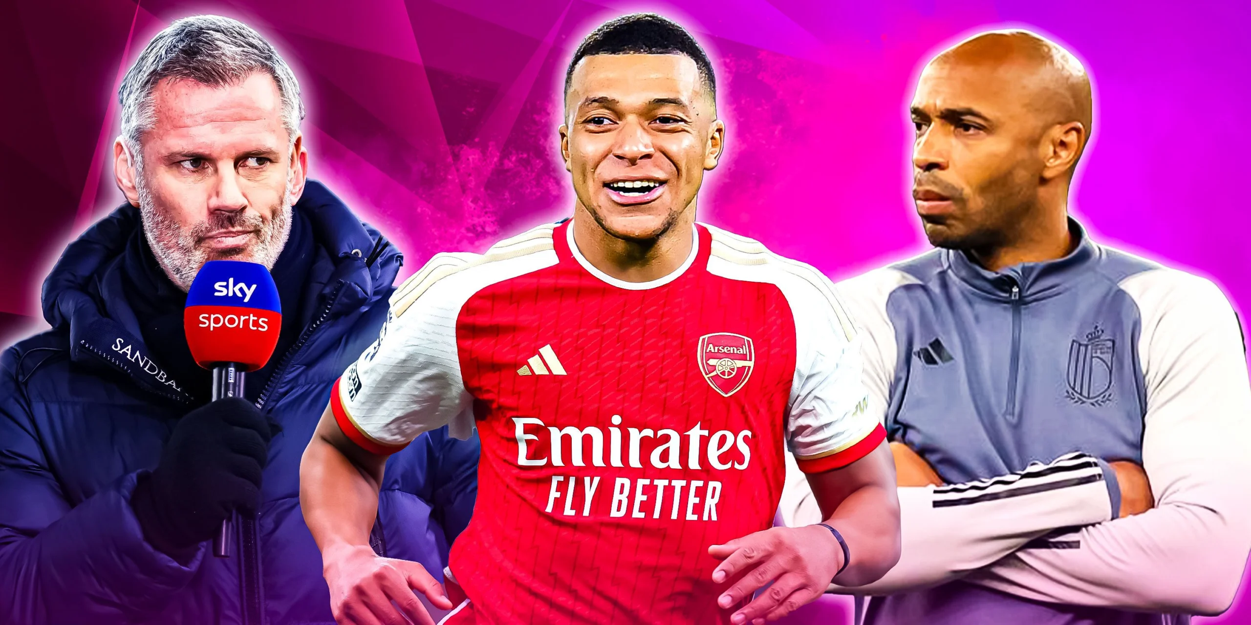 Thierry Henry and Jamie Carragher discuss Kylian Mbappe 'wanting to join  Arsenal'