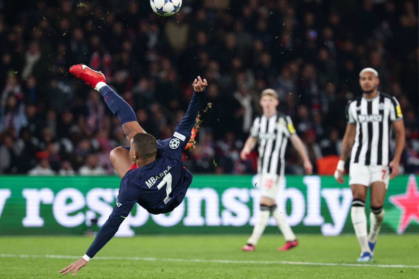 Champions League: Mbappé penalty earns PSG draw with Newcastle