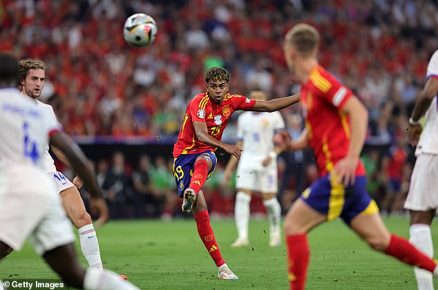 The Barcelona star curled in a stunning strike to fell France and lead Spain to the grand stage